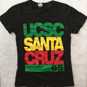 🍉 UCSC Rasta Reggae Black Tee Small